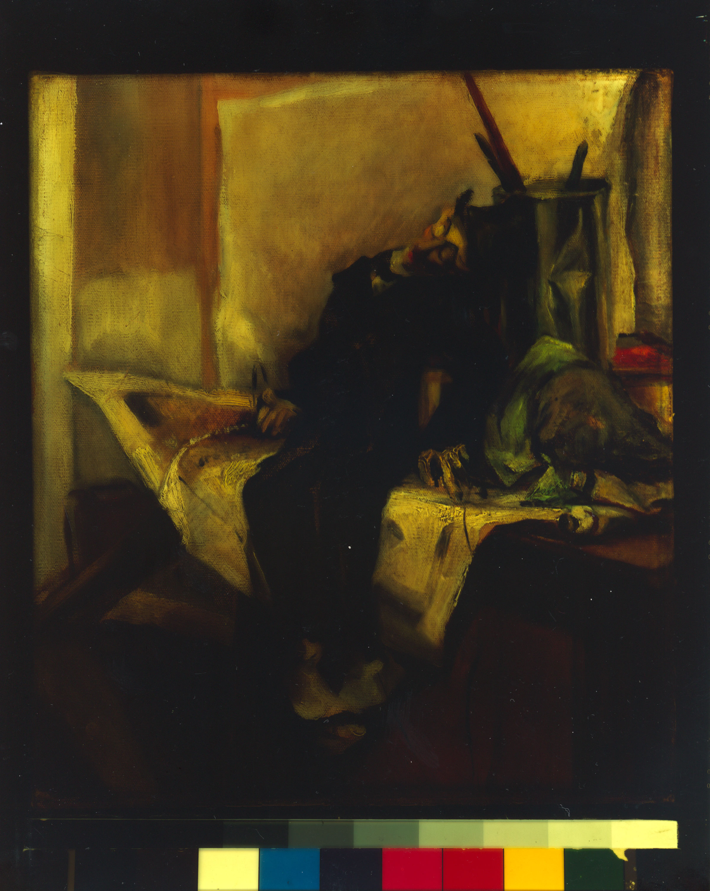 Franz Kline, Still Life with Puppet, 1940 ca
